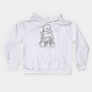 Coffe Time in Nature Kids Hoodie